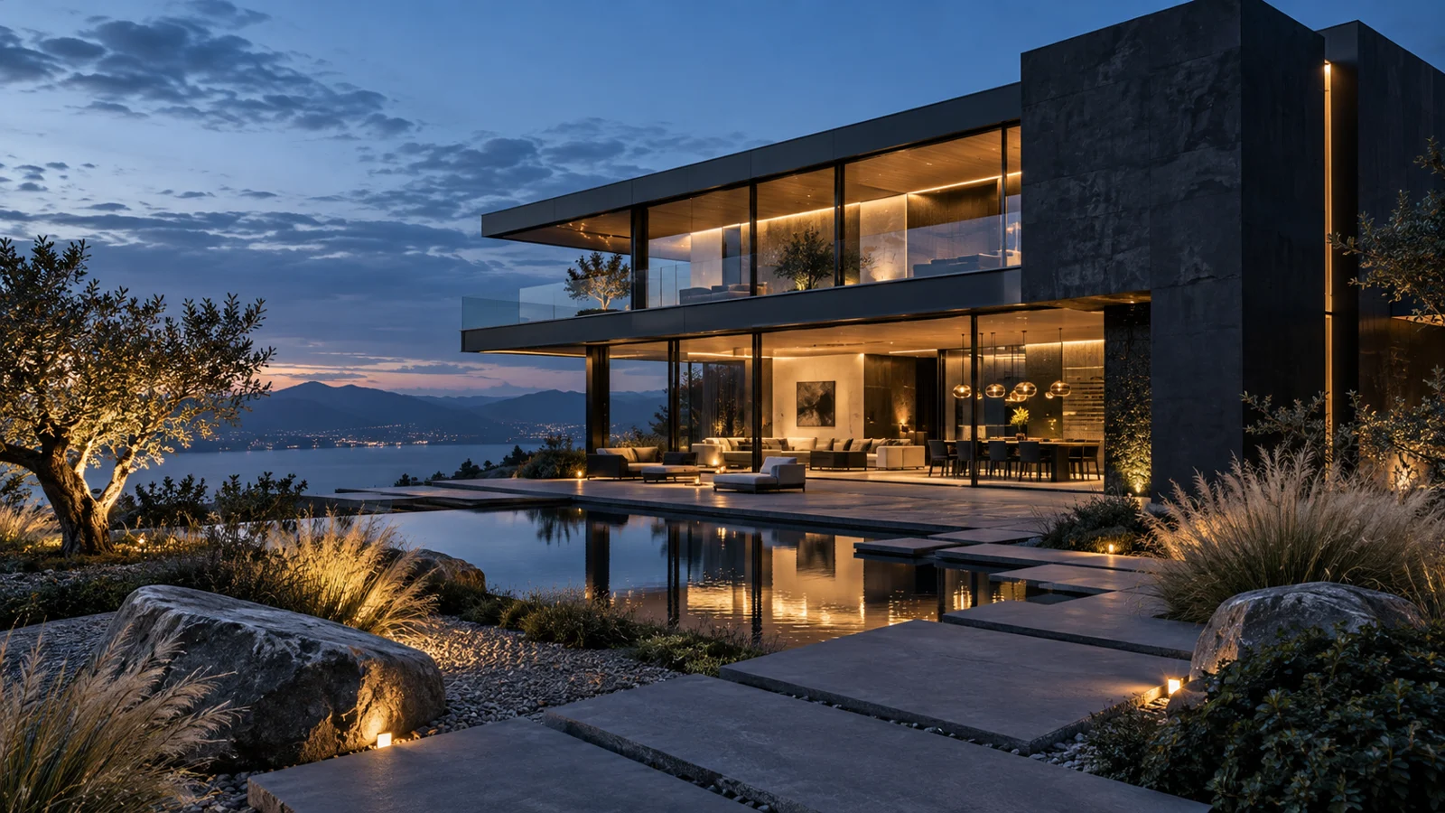 Casa Horizonte — Imagem conceitual gerada em 3D.